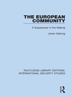 cover image of The European Community